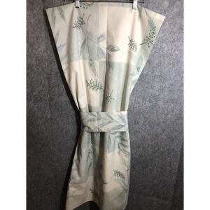 Croscill Rothbury Window Panel Pair Of 2 Green Leaf Botanical Rod Pocket 40x84